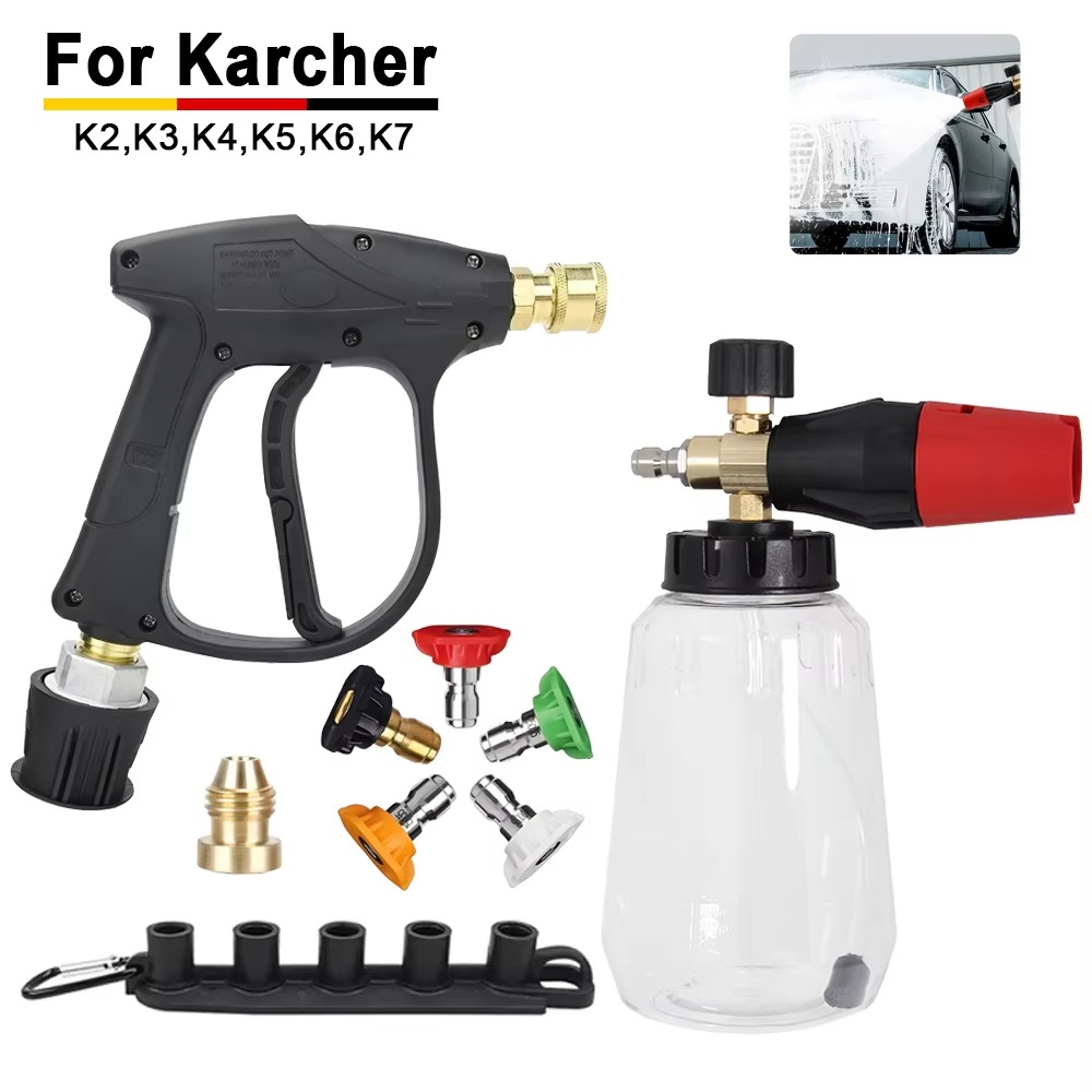 Pressure Washer Foam Gun - Snow Foam Cannon Lance Kit Compatible