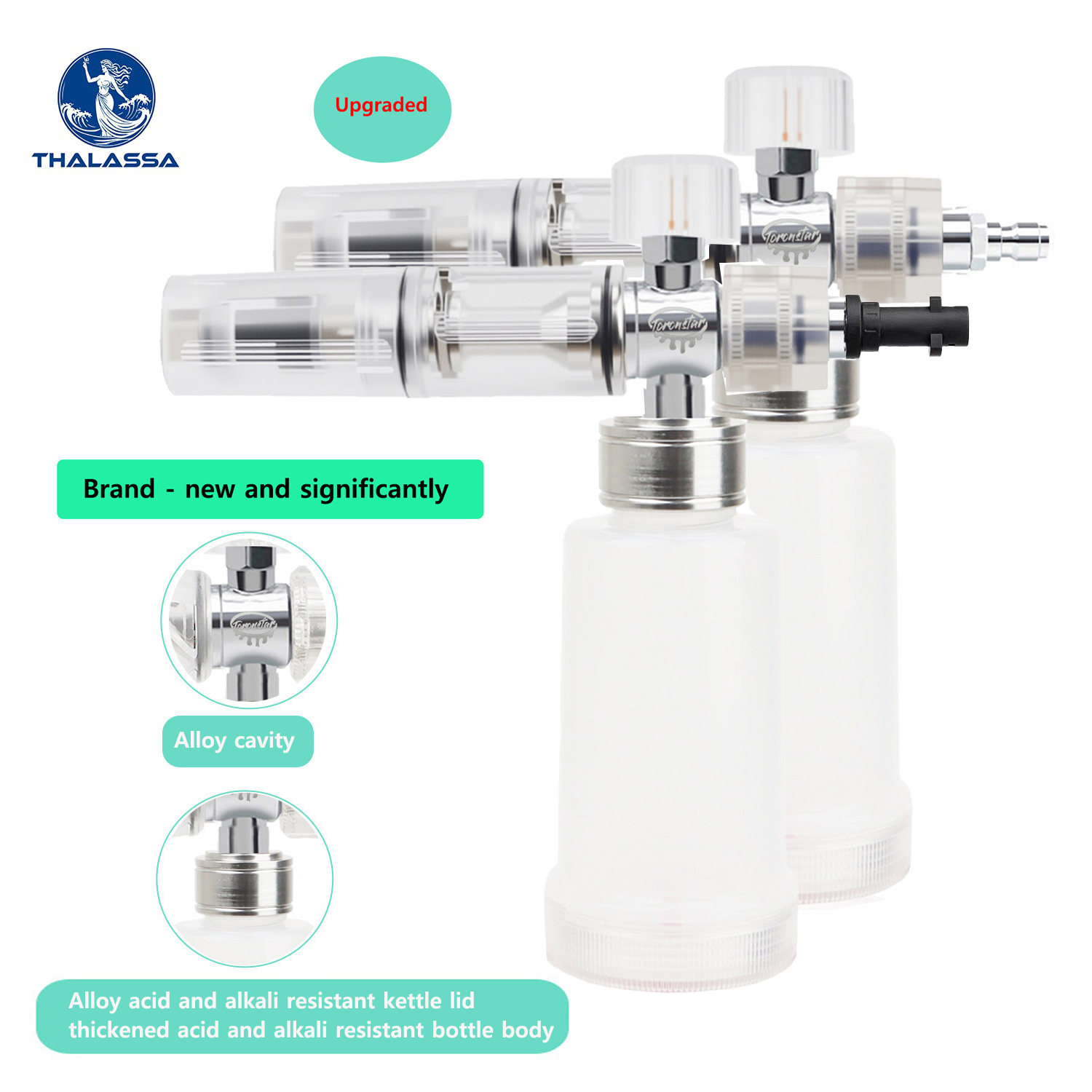 Pressure Washer Foam Gun - Foam Spray Gun Adjustable 100ml Acid
