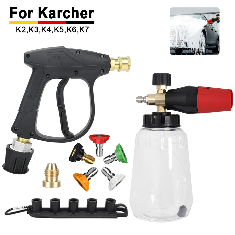 Pressure Washer Foam Gun - Karcher Compatible Snow Foam Lance Kit