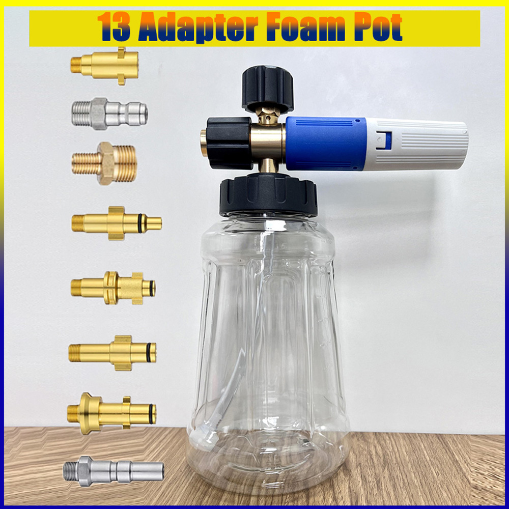 Pressure Washer Foam Gun - Varies Adapters Transparent Foam Kettle for