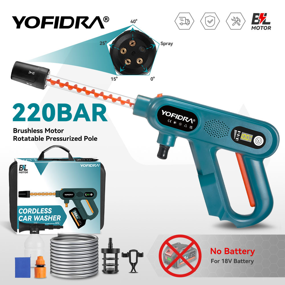 YOFIDRA 3500W Brushless High P - огляд і ціна Car Shampoo Ph