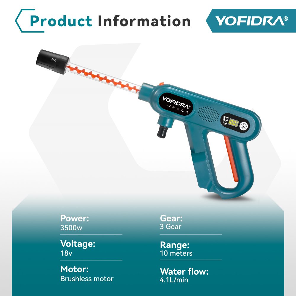 YOFIDRA 3500W Brushless High P - огляд і ціна Car Shampoo Ph