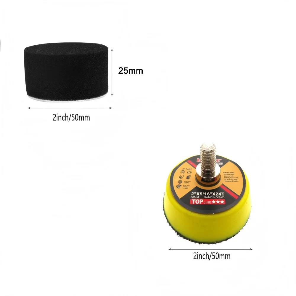 5/16 Pcs 2 Inch Polishing Spon - огляд і ціна Polish Pad Set Buffer