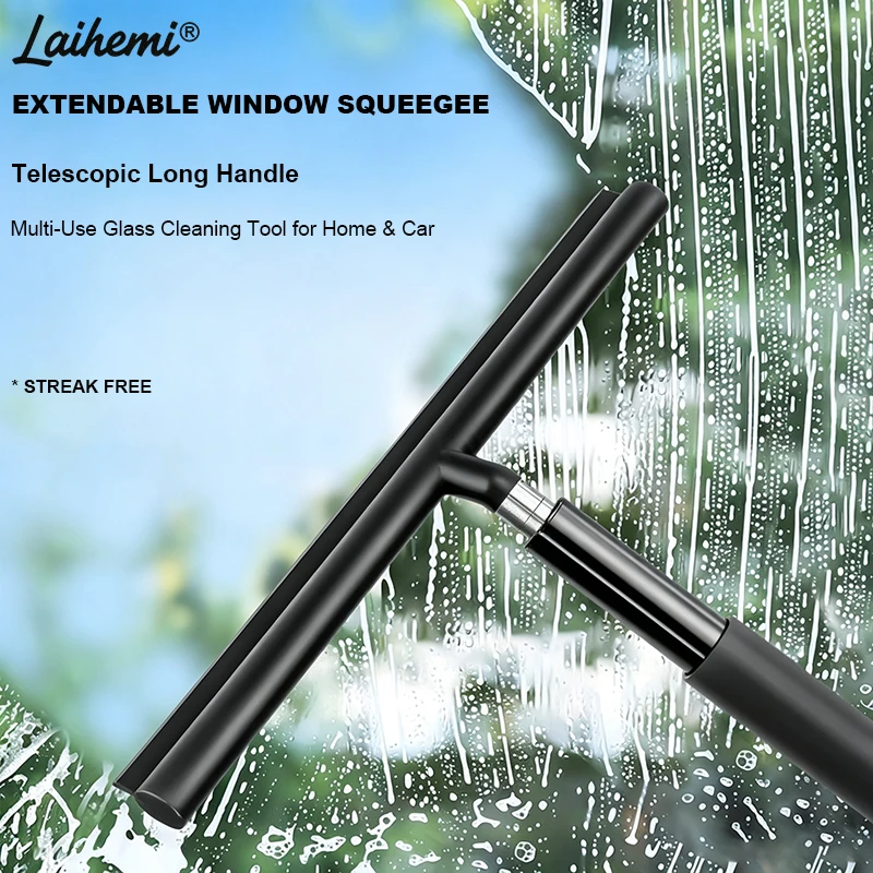 Telescopic Long Handle Window  - огляд і ціна Glass Cleaner Streak