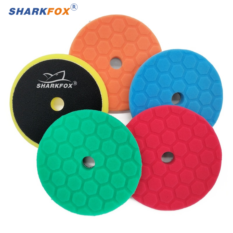 Sharkfox 5 pieces/set 5 Inch(1 - огляд і ціна Polish Pad Set Buffer