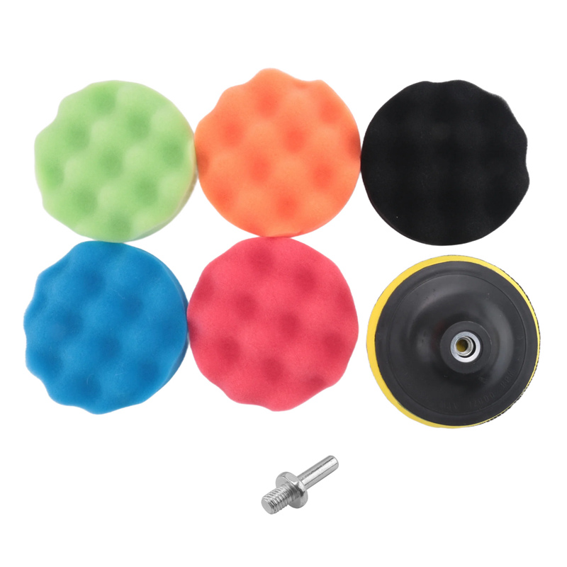 ABJA-8Pcs/Set Car Sponge Polis - огляд і ціна Polish Pad Set Buffer