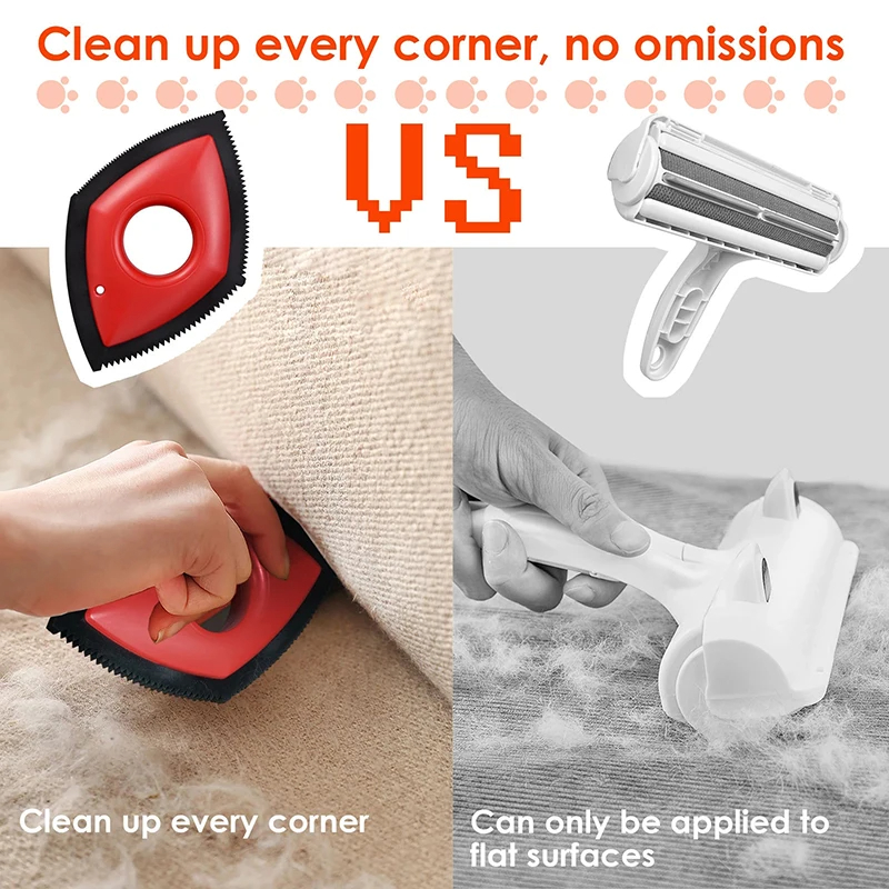 4 Modes Pet Hair Remover Comb  - огляд і ціна Seat Cleaner Fabric