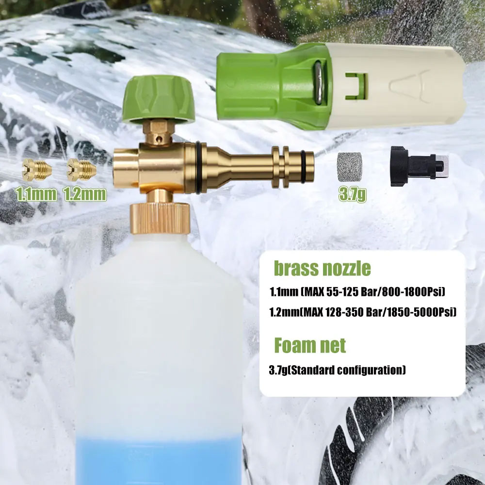 Aluminum Foam gun Lance Foam c - огляд і ціна Pressure Washer Foam Gun