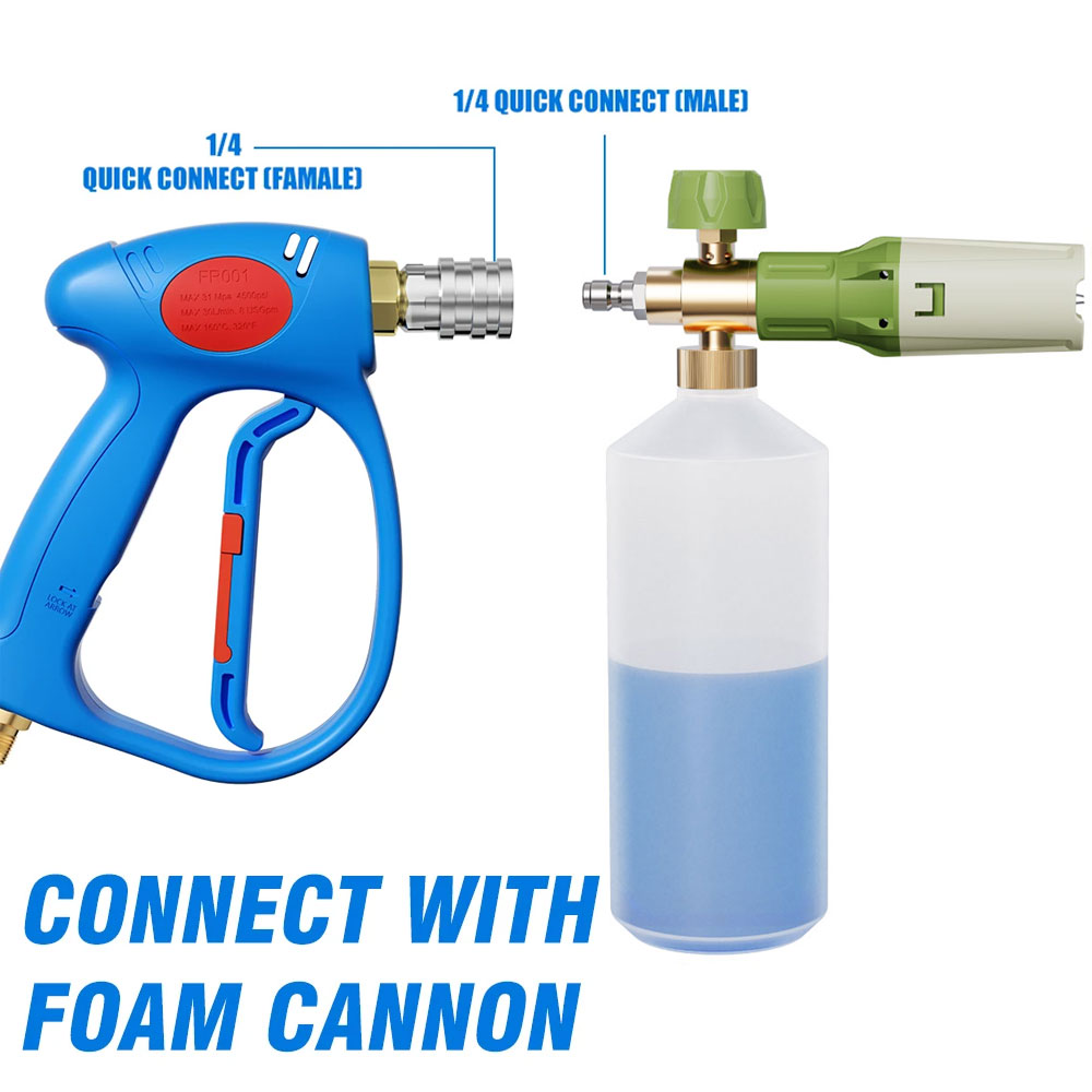 Aluminum Foam gun Lance Foam c - огляд і ціна Pressure Washer Foam Gun
