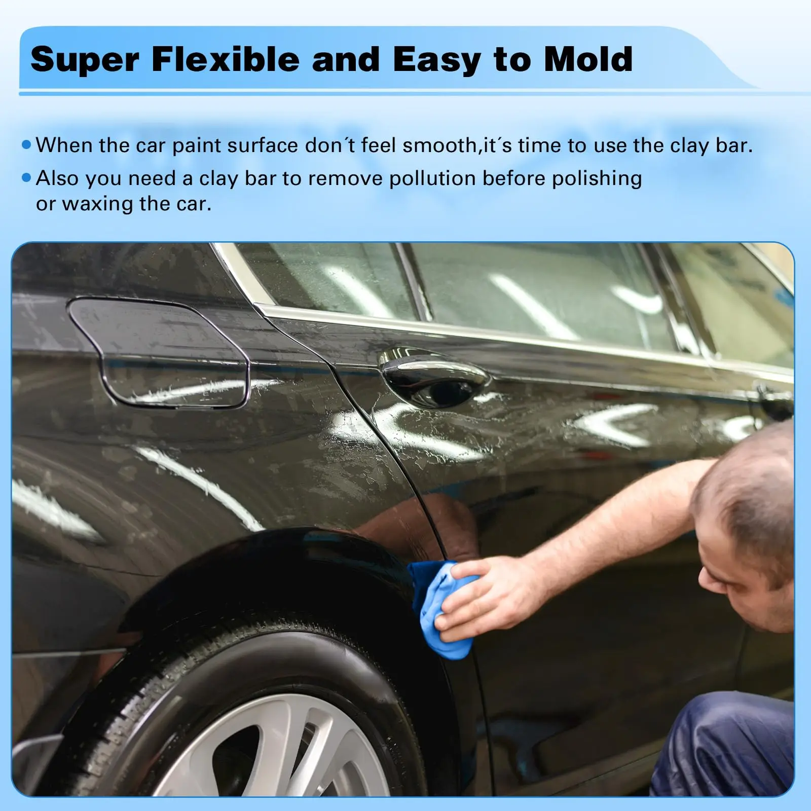 1-10Pcs Car Cleaning Clay Bar  - огляд і ціна Clay Bar Lubricant