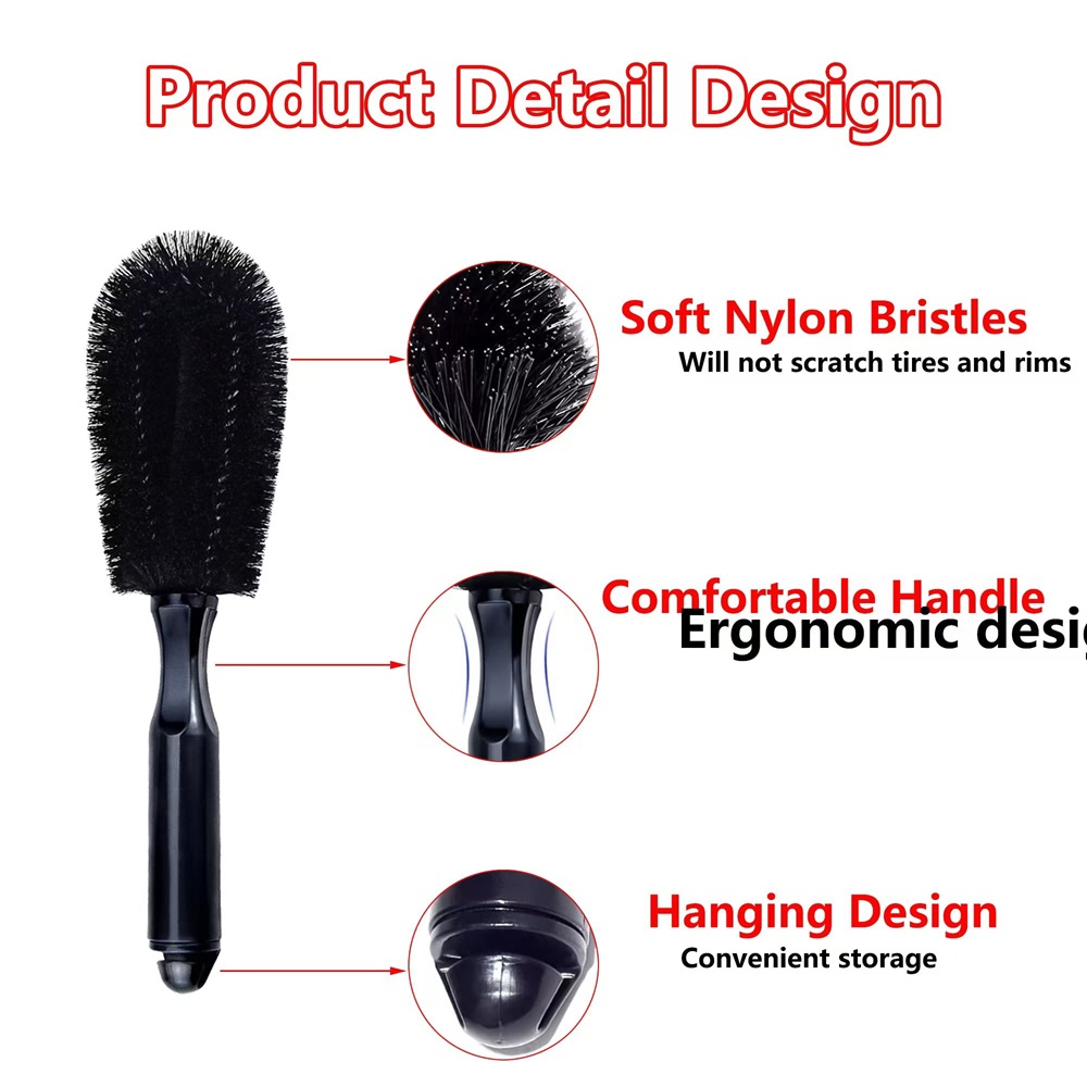 Car Wheel Brush Soft Bristle T - огляд і ціна Wheel Cleaner Alloy
