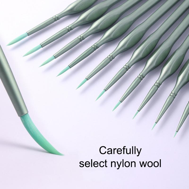 11Pcs Miniature Detail Paint B - огляд і ціна Detailing Brush Set