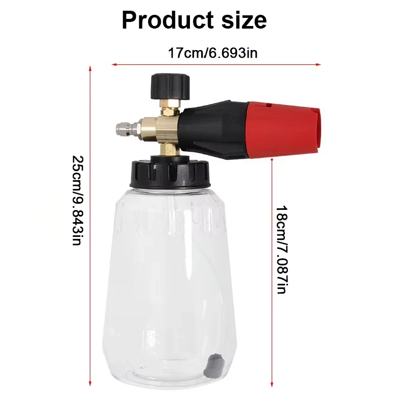 High Pressure PA Foam Cannon   - огляд і ціна Pressure Washer Foam Gun
