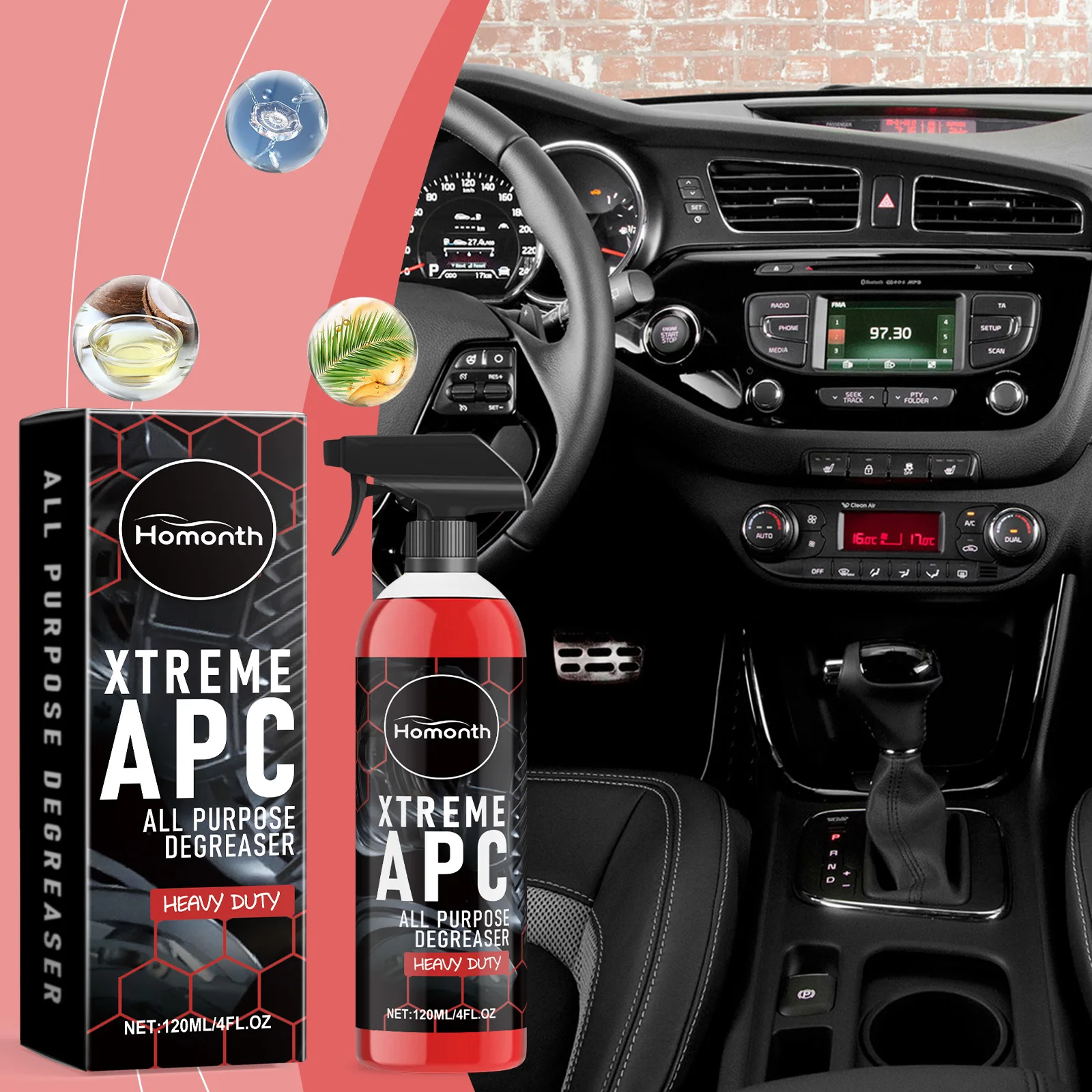Multi-Purpose Car Cleaner Remo - огляд і ціна Seat Cleaner Fabric