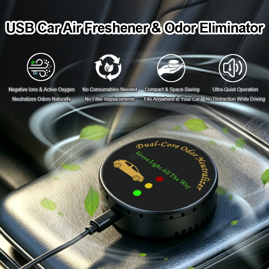 Car Air Purifier, Filter-Free  - огляд і ціна Odor Eliminator Car