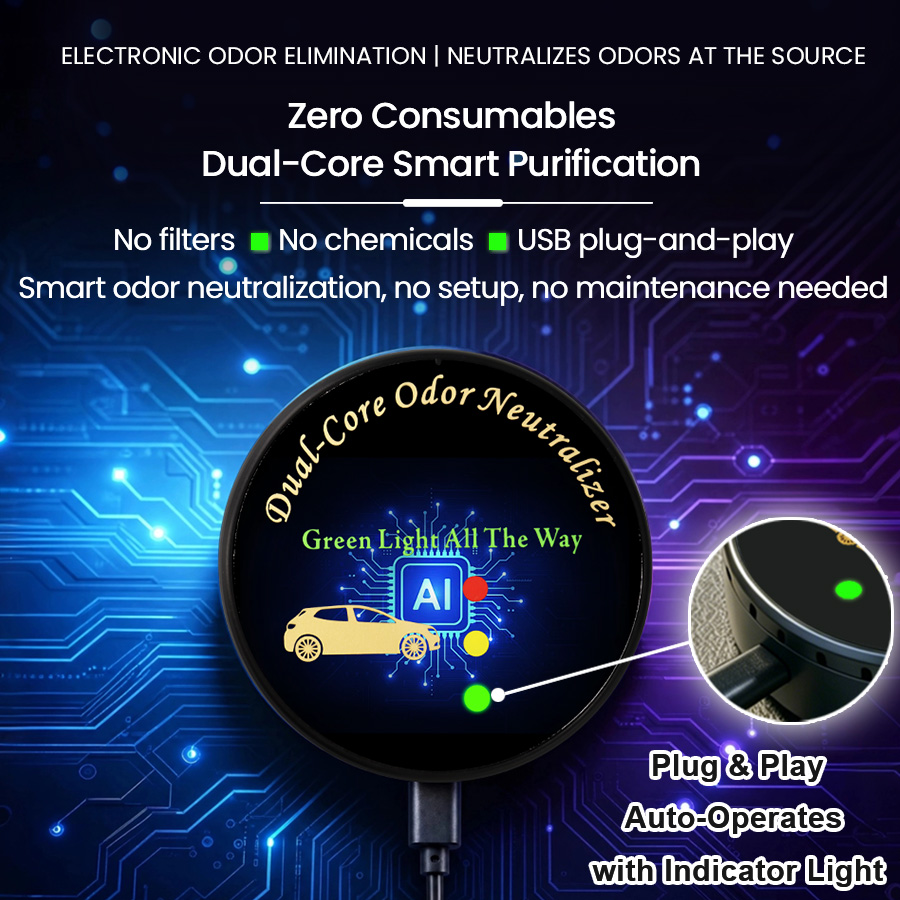 Car Air Purifier, Filter-Free  - огляд і ціна Odor Eliminator Car