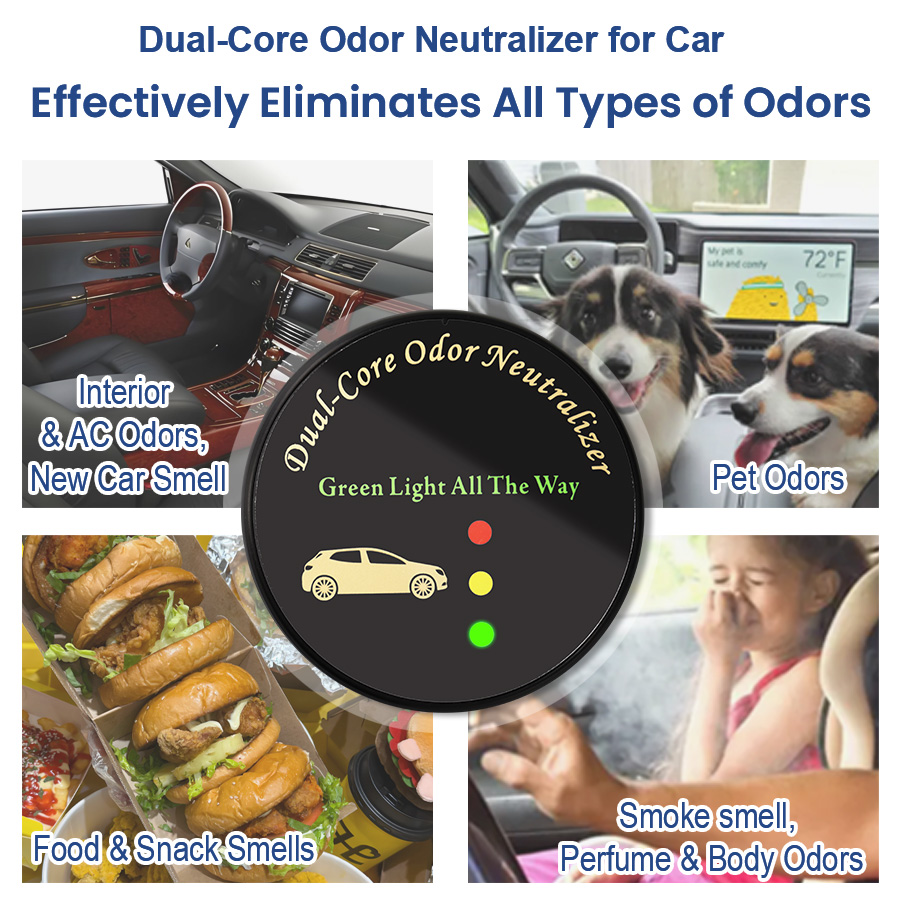 Car Air Purifier, Filter-Free  - огляд і ціна Odor Eliminator Car