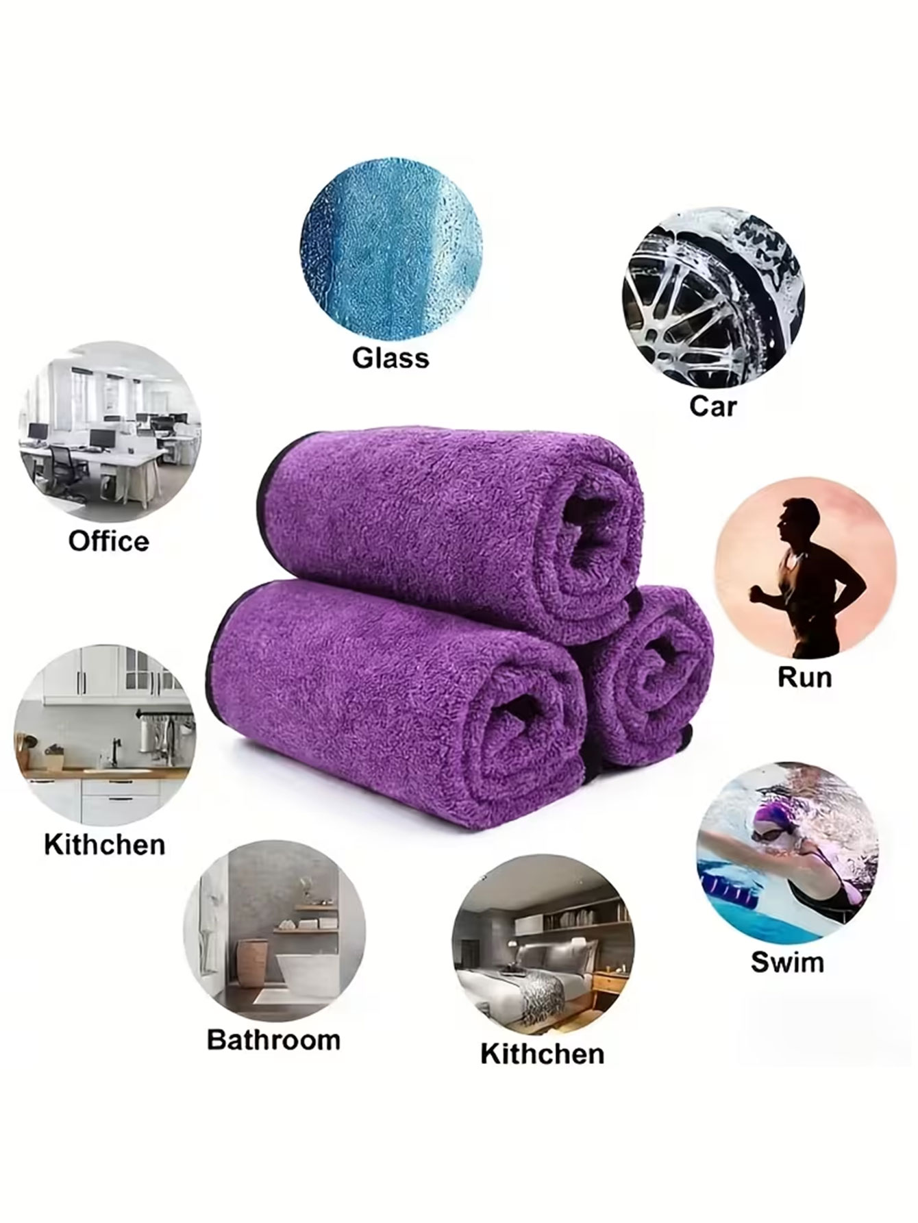 10-Pack Double-Sided Coral Vel - огляд і ціна Microfiber Towel Detailing