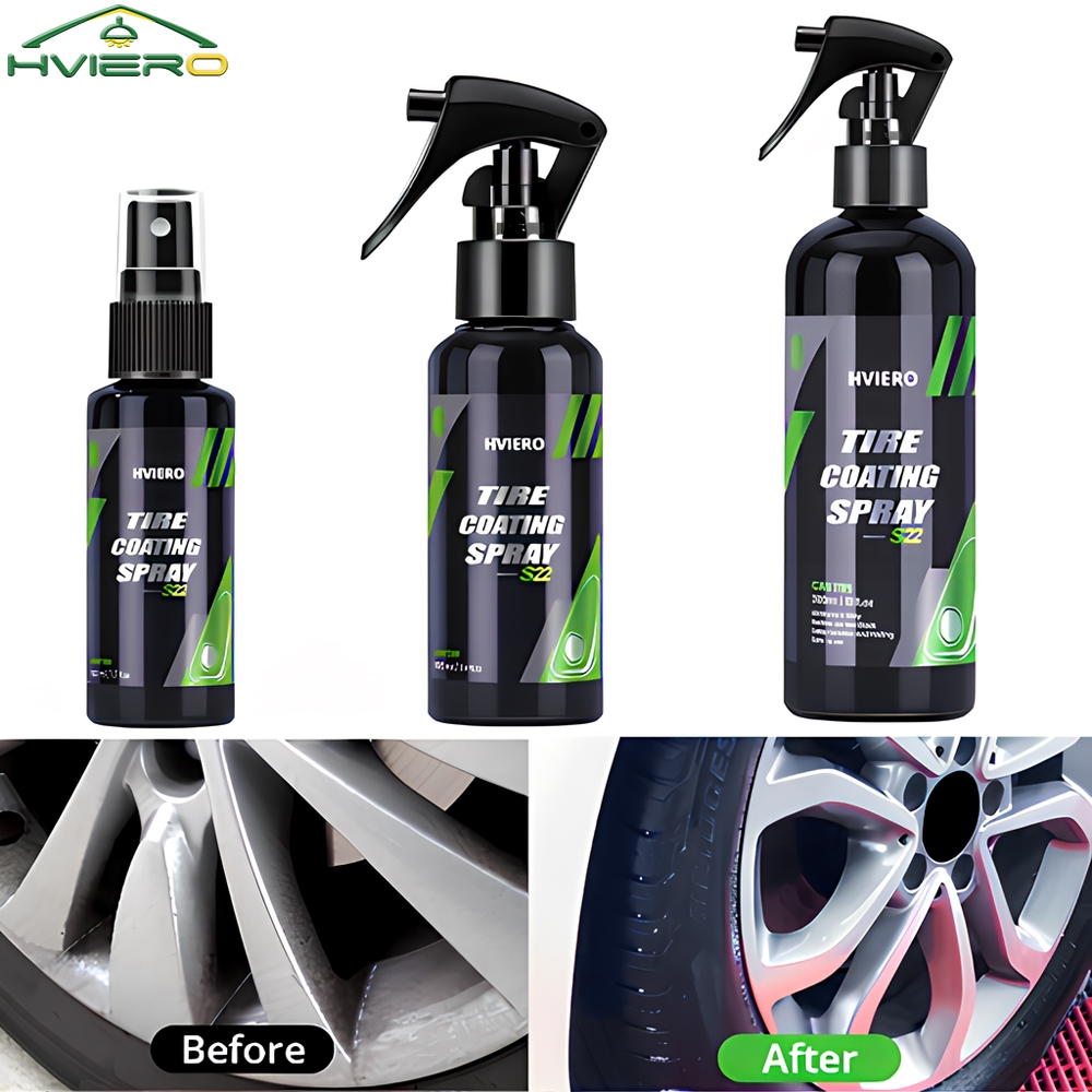 Tyre Gloss HVIERO S22 Tire Coa - огляд і ціна Tire Shine Spray Sealant