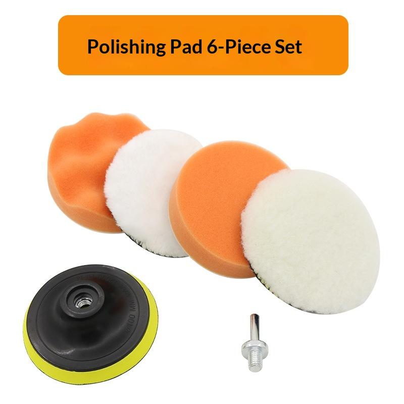 6Pcs Foam Pad Buffer Kit Polis - огляд і ціна Polish Pad Set Buffer