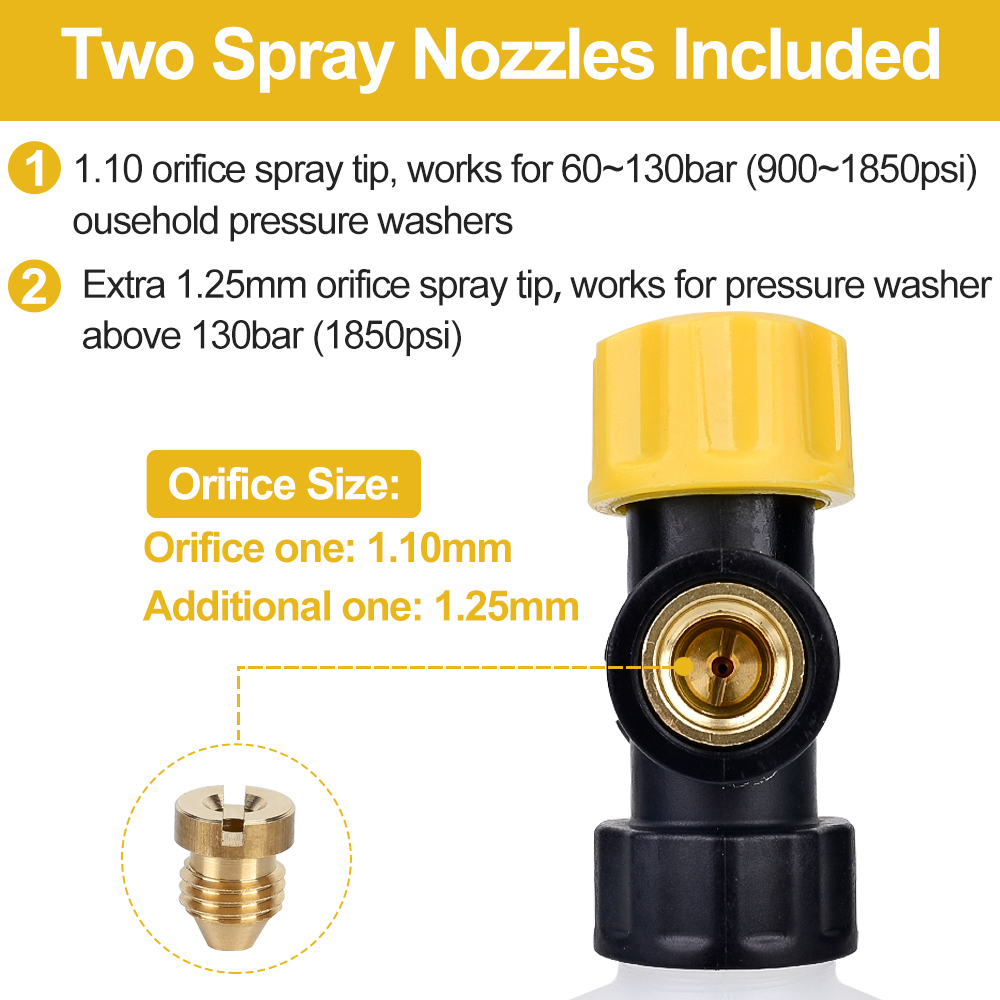 Pressure Washer Snow Foam Lanc - огляд і ціна Pressure Washer Foam Gun