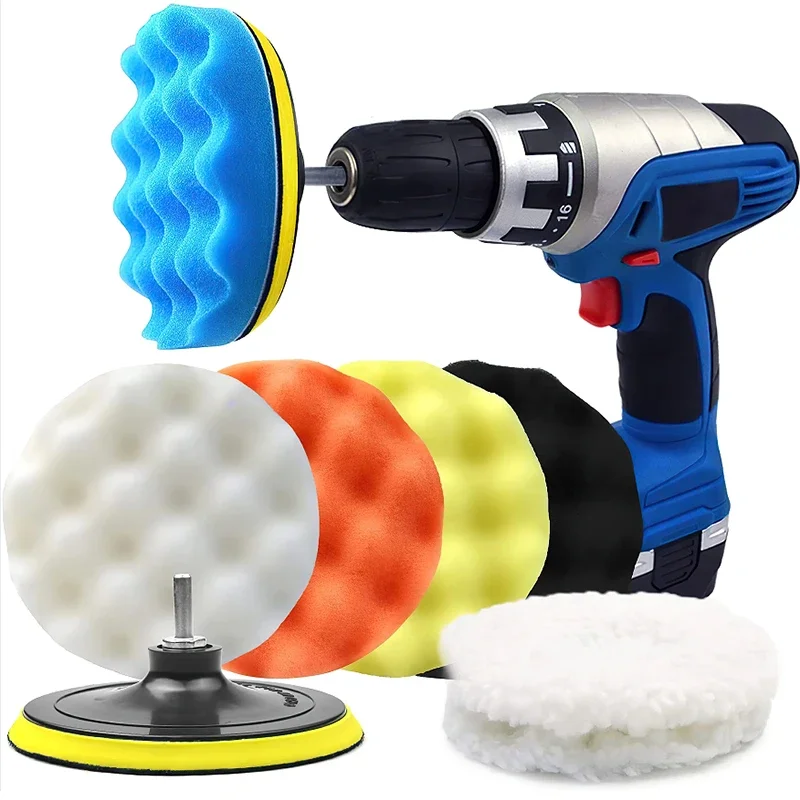New 8Pcs Car Polishing Pads Ki - огляд і ціна Polish Pad Set Buffer