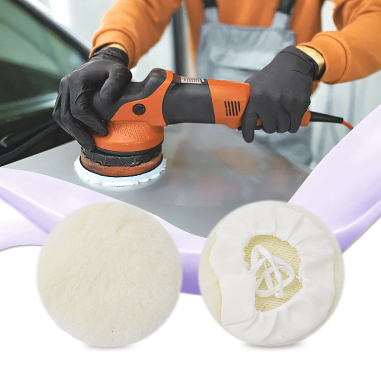 Set Buffing Pads 125mm Buffer  - огляд і ціна Polish Pad Set Buffer