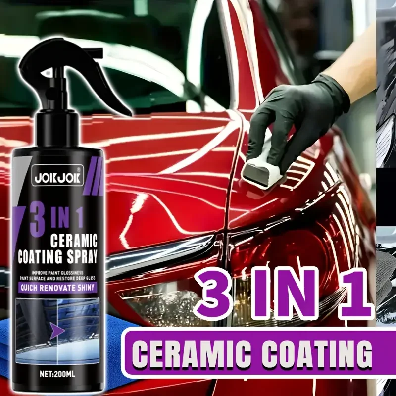 3 in 1 Car Ceramic Liquid Coat - огляд і ціна Car Wax Ceramic Coating