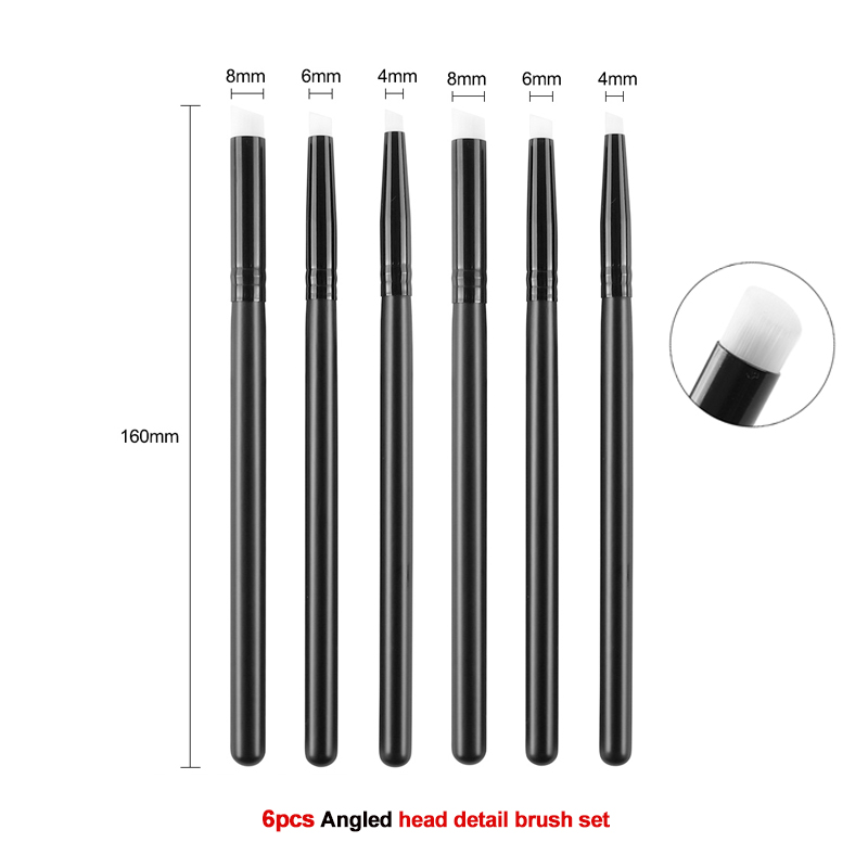 3Pcs/set Flat /angled Detailed - огляд і ціна Detailing Brush Set