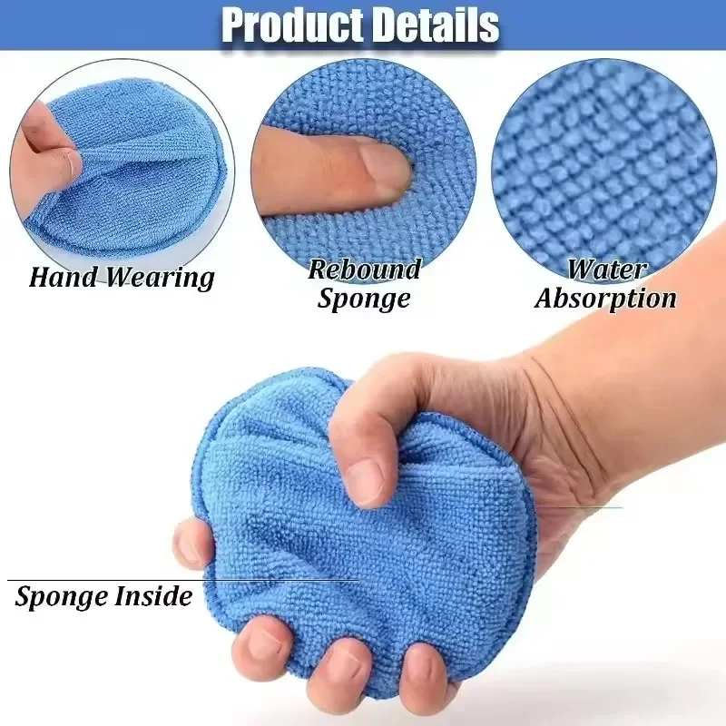 10/1Pcs 5-inches Microfiber Wa - огляд і ціна Interior Detailing Kit