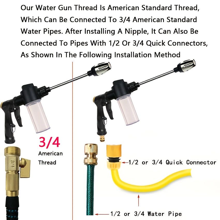 Garden Watering Gun Hose Nozzl - огляд і ціна Car Shampoo Ph