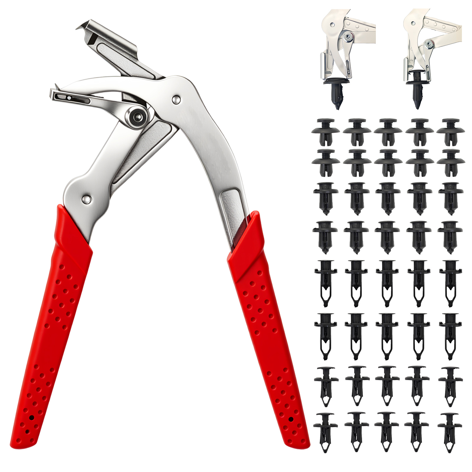 Car Clip Pliers with 40PCS Aut - огляд і ціна Trim Restorer Plastic