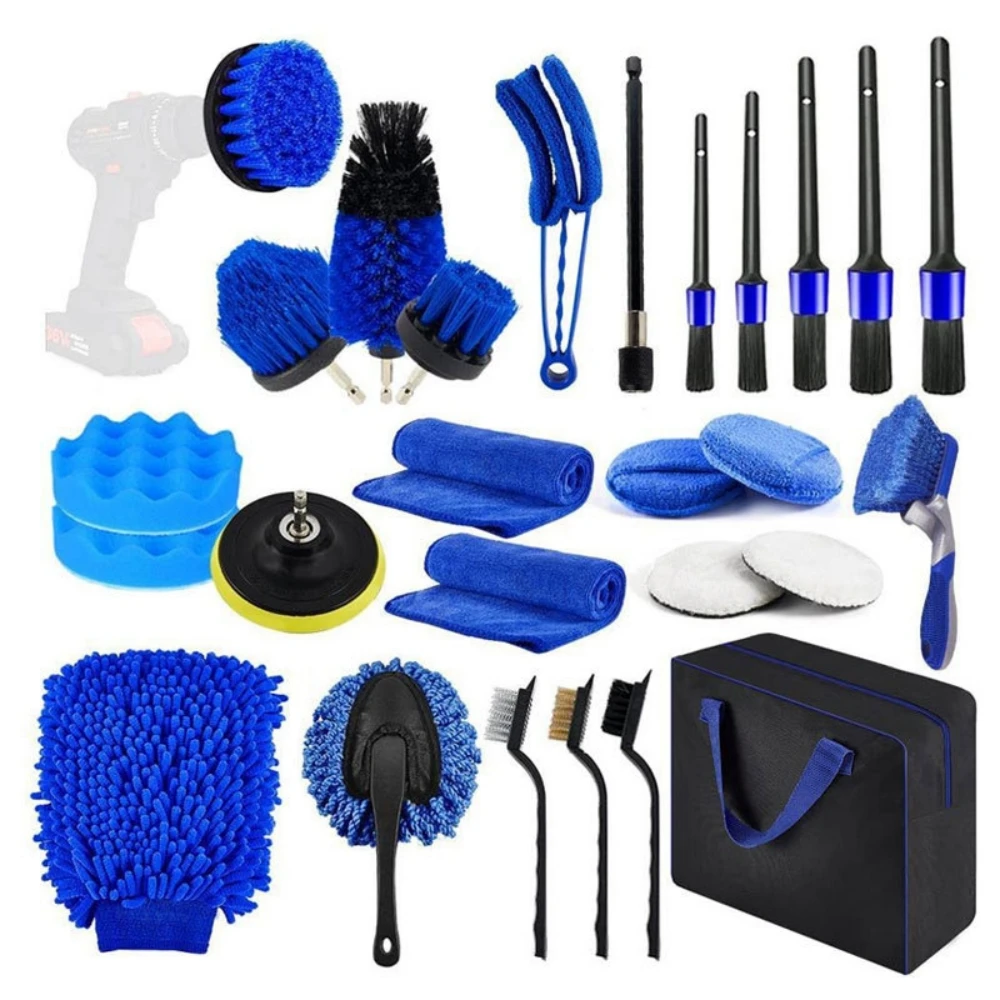 Car Wash Brush Set Detailing B - огляд і ціна Dirt Brush Interior