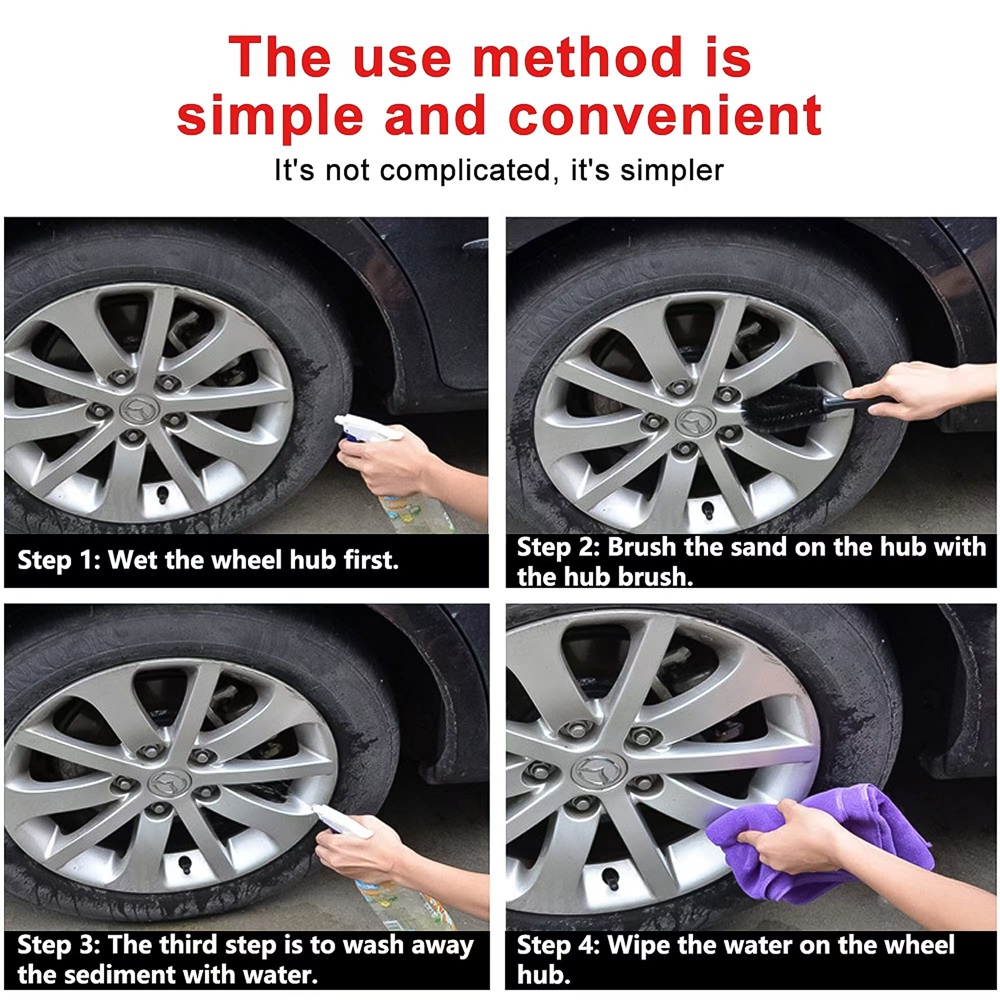 Car Wheel Brush Soft Bristle T - огляд і ціна Wheel Cleaner Alloy