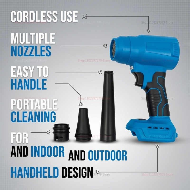 Brushless Turbojet Fan Cordles - огляд і ціна Dryer Car Blower